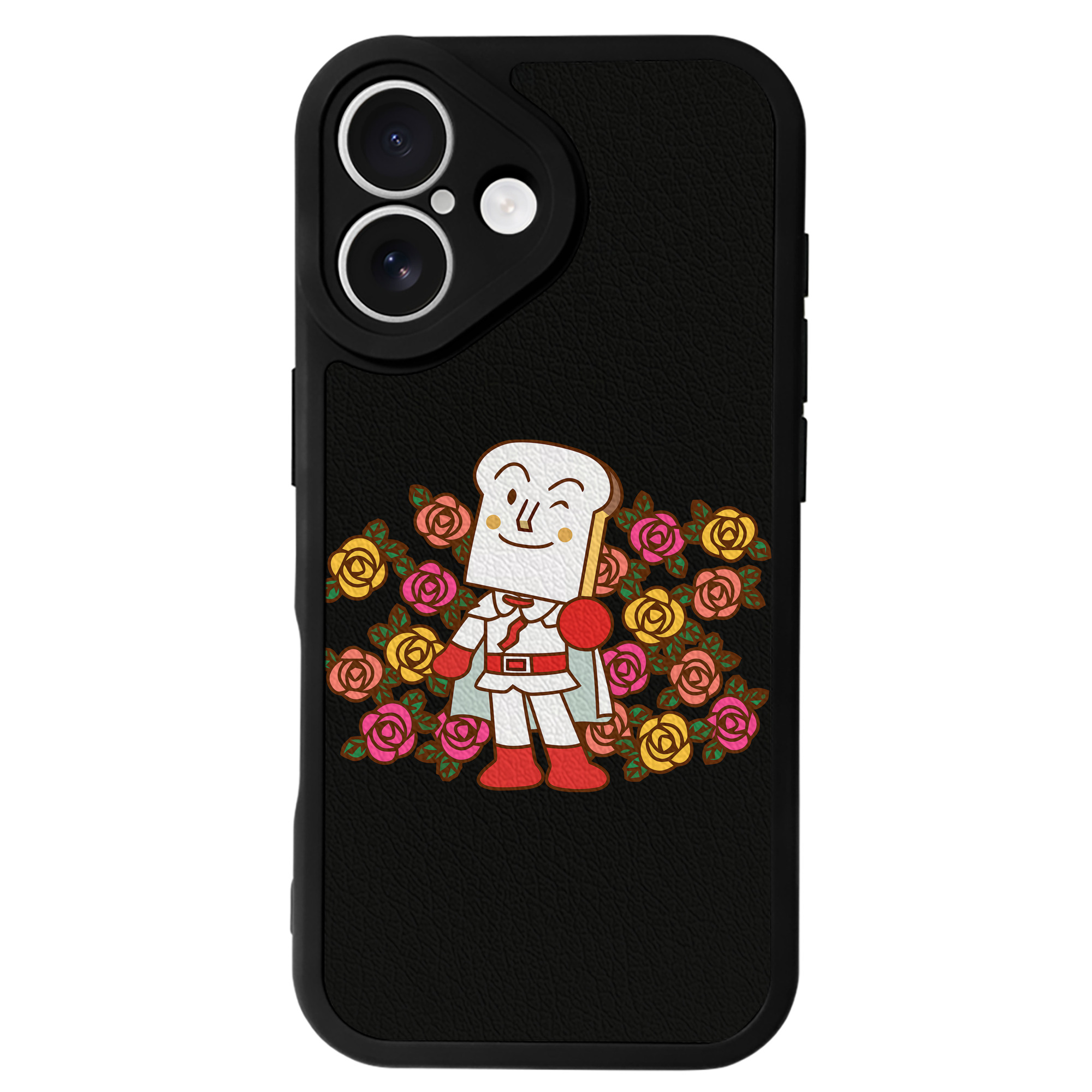 （画像用） アンパンマン Anpanman 【iPhone 16シリーズ対応】シリコンスマホケース（レザー調） 材質：シリコン